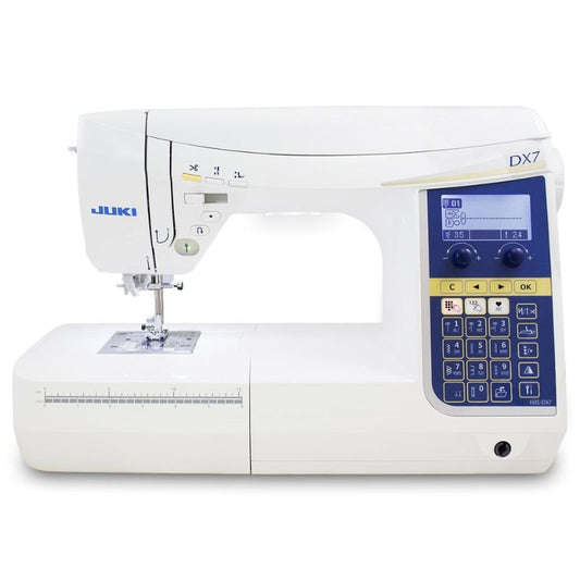 Juki HZL-DX7 Professional Quality Quilting and Sewing Machine with 287 Stitch Patterns and 4 Fonts